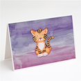 thumbnail image 1 of Tiger Cub Watercolor Greeting Cards & Envelopes - Pack of 8, 1 of 1