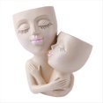 thumbnail image 1 of Maceta de Resina con Cara para Niñas, Florero con Cabeza de Mujer, Amor de Madre, Maceta Suculenta, Macetas de Jardín, Decoración del Hogar Al Aire Libre, 1 of 6