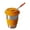 Orange, variant on HomeLife 1 Set Coffee Cup Portable Heat Retaining Stainless Steel Home Car Office Insulated Cup for Car
