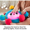 thumbnail image 6 of Fisher-Price FriendsWithYou Happy World Huggy Wuggy Bug, take-Along Soft Plush Toy with Lights, Music and Sounds for Infants and Toddlers Ages 6 Months and up, 6 of 6
