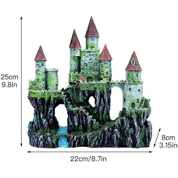 Small fish tank castle cheap