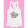 thumbnail image 3 of Cute Beaver Tank Women -Image by Shutterstock, Female Large, 3 of 4