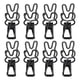 thumbnail image 5 of Clips Para Carpetas ANGGREK de Metal Duradero 100 Piezas, 5 of 8