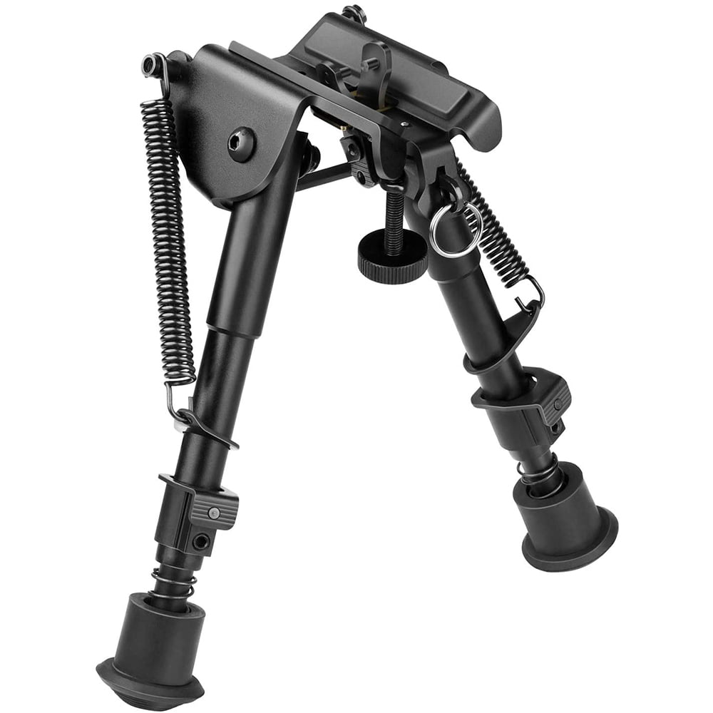 6/9"Adjustable Universal Bipod Harris Metal Sling Swivel F Rifle 20mm Rail 