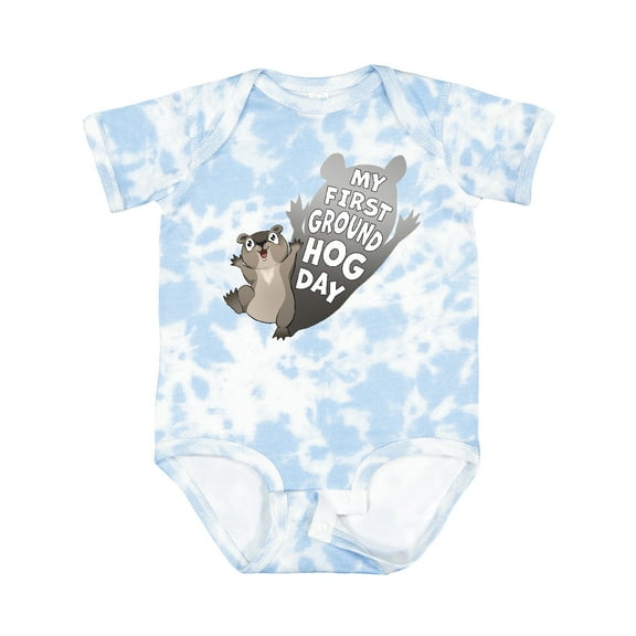 Inktastic My First Groundhog Day Cute Baby Boys or Girls Baby Bodysuit