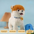 thumbnail image 7 of Walking Barking Toy Dog with Remote Control Leash, Plush Puppy Electronic Interactive Toys, Shake Tail,Pretend Dress Up Realistic Stuffed Animal Dog Age 3 4 5 6+ Years Old Gift, 7 of 7