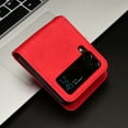 thumbnail image 6 of Feishell for Samsung Galaxy Z Flip4 Case,Galaxy Z Flip4 Luxury PU Leather Folding Protective Phone Case with ID Credit Card Slots Pocket Shockproof Protective Shell Cover,Red, 6 of 7