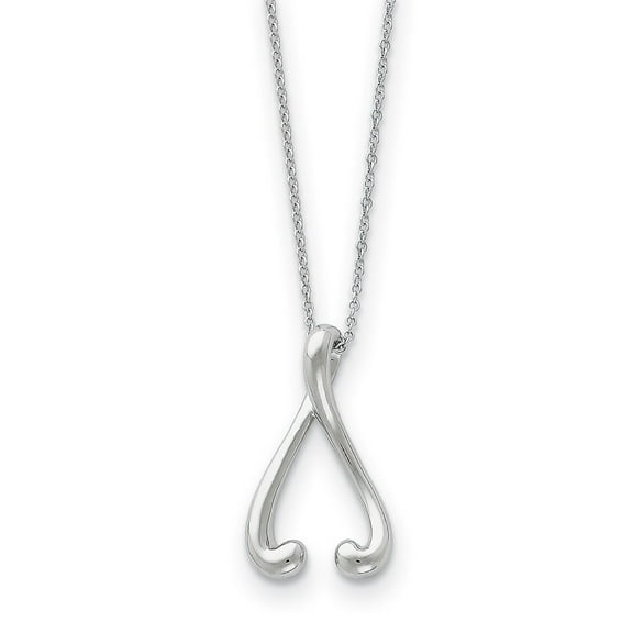 Sterling Silver Necklace - 4.6 Grams - 18 Inch