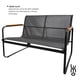 thumbnail image 5 of Juego de Sala de Jardin para Exteriores Textilene Madera gris Grande, 5 of 7