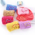 thumbnail image 5 of gorros de ducha de secado de 3 colores, gorro de ducha de secado, toalla de cabezal de ducha y gorro de ducha de spa, toalla de secado rápido para la cabeza, toalla absorbente para niños, 5 of 5