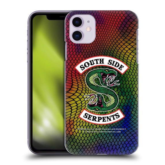 Head Case Designs Officially Licensed Riverdale South Side Serpents Snake Skin Print Logo Hard Back Case Compatible with Apple iPhone 11