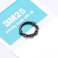 thumbnail image 4 of Blackline Classic Chain Link Clicker Hoop Ring, 4 of 4