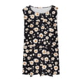 thumbnail image 5 of Gamivast Womens Tank Tops Plus Size Floral Graphic Loose Fit Round Neck Casual Tees Holiday Sleeveless Tunic Blouses Dressy Casual Going Out Outfits, 5 of 7