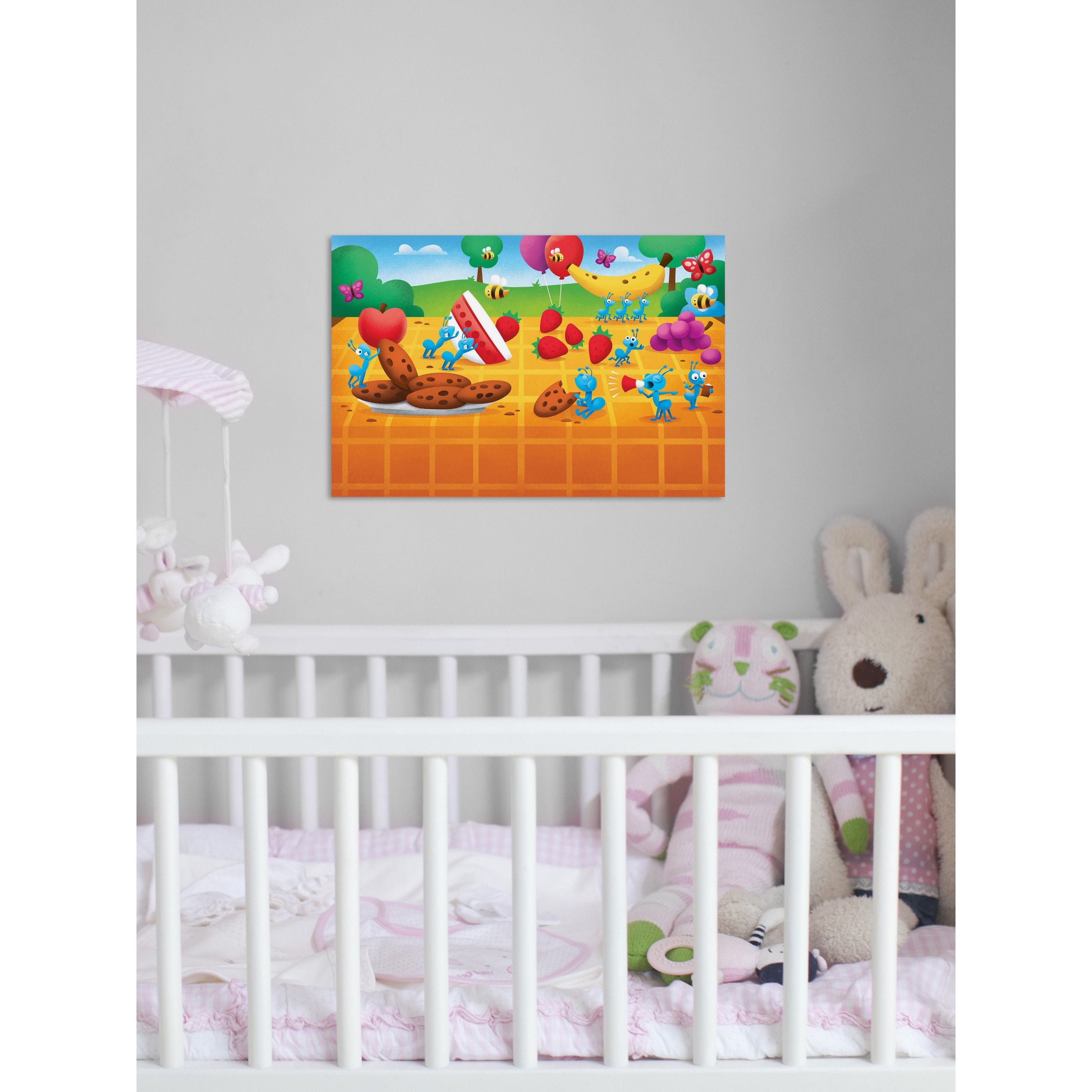 Marmont Hill "Ants at a Picnic" by Curtis Painting Print on Canvas