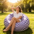 thumbnail image 4 of Rewenti Outdoor Inflatable Bag Sofa Portable Inflatable Chair Sofa Trekking and Leisure Inflatable Soccer Ball Printed Sofa, 4 of 6