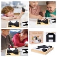 thumbnail image 2 of JNHKLASR Puzzle Games with Storage Tray,Hidden Geometric Shape Pattern,16 Building Cubes and 80 Challenge Cards,Interactive Educational Puzzles Games for Gift,Kids, 2 of 8