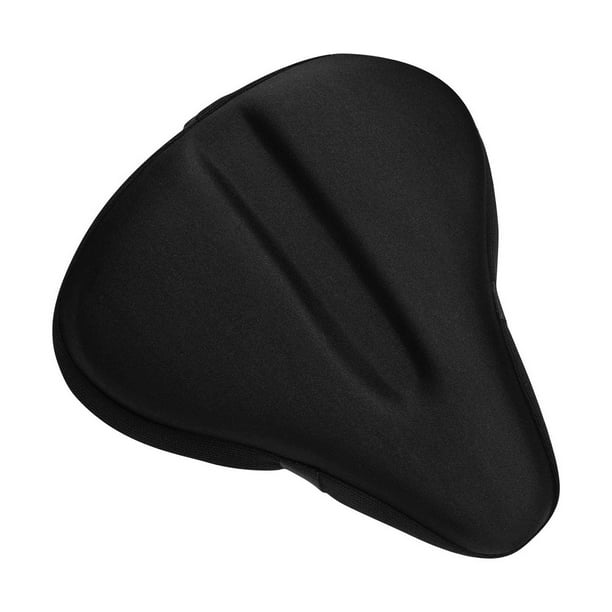 Lsfyszd Large Bike Seat Cushion Wide Gel Soft Pad Most Comfortable Exercise Bicycle Saddle Cover For Women And Men Fits Cruiser Stationary Bikes Indoor Cycling Black One Size Com - Most Comfortable Gel Bike Seat Cover
