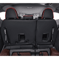 thumbnail image 6 of EKR Custom Fit Palisade Car Seat Covers for 2020-2025 Hyundai Palisade XRT,SEL,Limited,SEL Premium 7-Seat,2nd Row 50/50 Split ,Full Set Seat cover Leatherette(Black with Red Piping), 6 of 7