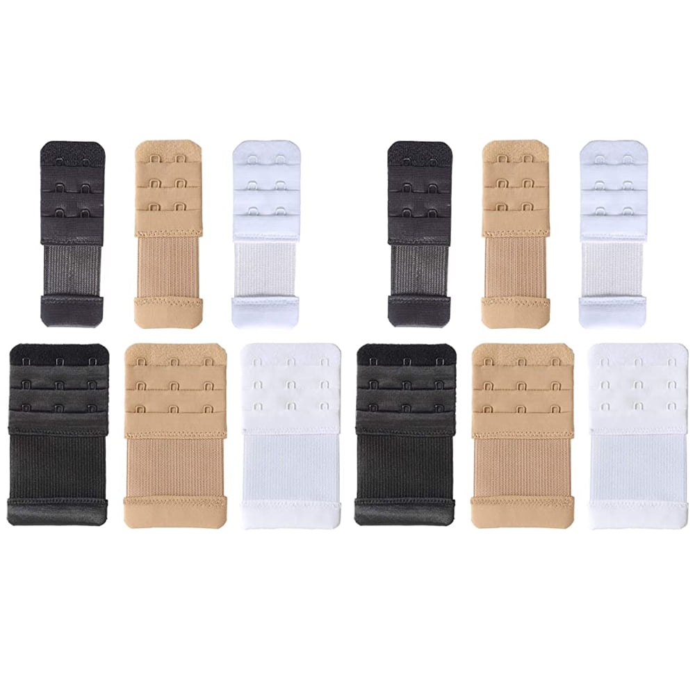 Dicasser Women Bra Extenders 2 Hooks/3 Hooks Bra Strap Extension, 12-Pack - Walmart.com