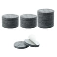 thumbnail image 1 of Uxcell 1 1/2" Almohadillas redondas de fieltro autoadhesivas para pies de pisos, protección gris, paquete de 16, 1 of 7