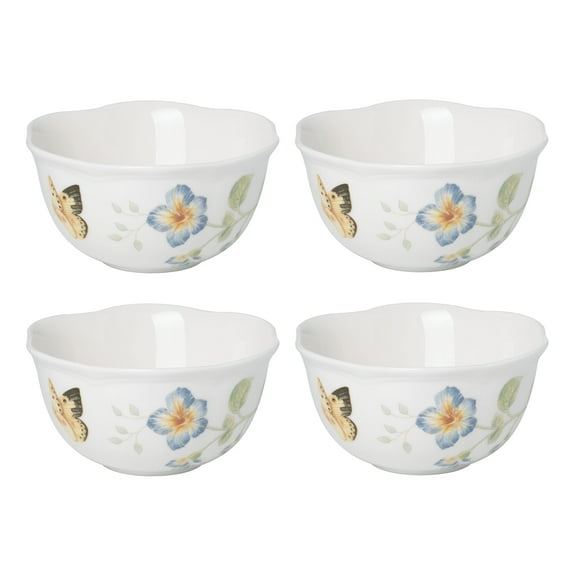 Lenox Butterfly Meadow Dinnerware Dessert Bowl Set of 4