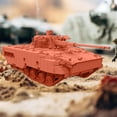 thumbnail image 4 of Modelo de tanque blindado a escala 1/72, kits de construcción en miniatura, vehículos blindados para adultos, recuerdo, decoración de mesa, juguete, 4 of 10