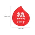 thumbnail image 2 of 5 pares de señales de marcado de temperatura del agua señales de advertencia de aviso de frío caliente para baño de hotel, 2 of 6
