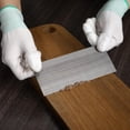 thumbnail image 3 of 6 Piece Multi-Shaped Card Scraper Woodworking Set, 3 Rectangle 1 Beveled 1 Curved and 1 Gooseneck Wood Scraper, 3 of 6