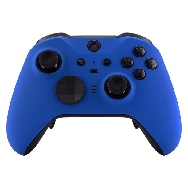Soft Touch Blue Custom Modded Controller Compatible with Xbox One Elite