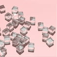 thumbnail image 3 of Caja de almacenamiento de Escritorio Bling Bling de plástico transparente de varios niveles con asa de conejito 5 nivel, 3 of 3