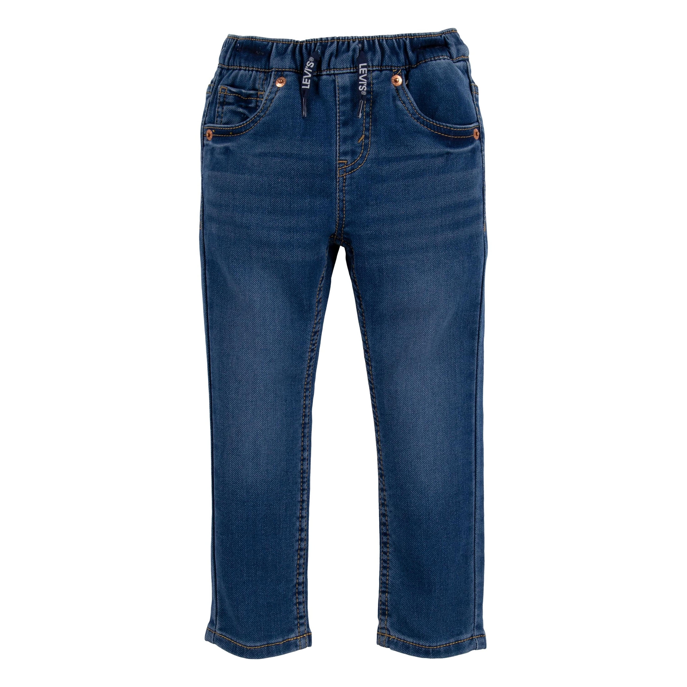 Short Levi's Pour Bébé Garçon - Denim Délavé Avec Ceinture Élastiquée | Confortable Et Style Sportif