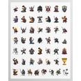 thumbnail image 3 of 35pcs-50pcs Epic Knight Stickers Medieval Warrior Decals Fantasy Kids Stickers for Laptops Suitcase Fridge, 3 of 8
