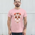thumbnail image 4 of Cleveland Sugar Skull T-shirt Game Night CLE Fantasy Football Fan Men's Tee, 4 of 7