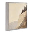 thumbnail image 2 of Stupell Industries Eclectic Serene Cliffside Vista Gray Framed Giclee Art, 24 x 24, by Petals Prints Design, 2 of 8