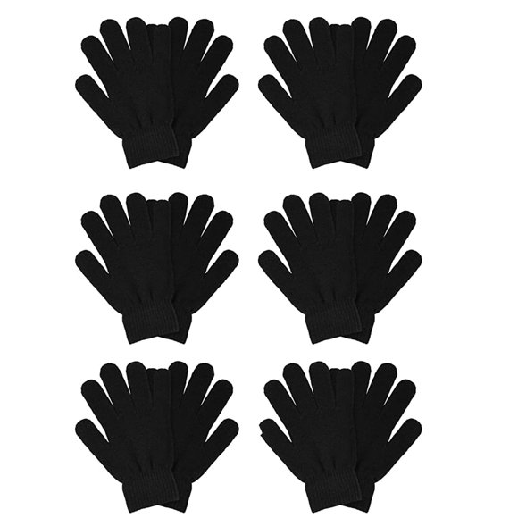 Guantes de invierno COLEDRE para mujeres y hombres, calentadores de manos, 6 pares