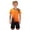Orange, variant on Boys Team Football Training Youth Athletic Sportswear Outfit Shorts Set Dark Blue，5-6 Years