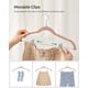 thumbnail image 3 of Perchas para pantalones SONGMICS, paquete de 30 unidades, de terciopelo con clips ajustables, 3 of 7