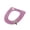 Purple, variant on Toilet Seat Cushion with Handle, Detachable and Washable Polyester Cushion, Universal Fit for U/V/O/Square Toilets, Thick and Soft for All Seasons, Hygienic Design for Comfortable Use,Blue