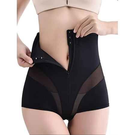 

Women Tummy Control Sliming Shapewear Butt Lifter Waist Cincher Underwear High Waist Zip Up Body Shaper
