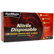 Magid Glove & Safety Mfg AG76100TL Disposable Nitrile Gloves, Black, Large, 100-Pk. - Quantity 1