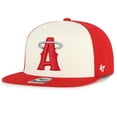 thumbnail image 2 of Men's '47 Red Los Angeles Angels 2021 City Connect Captain Snapback Hat, 2 of 3