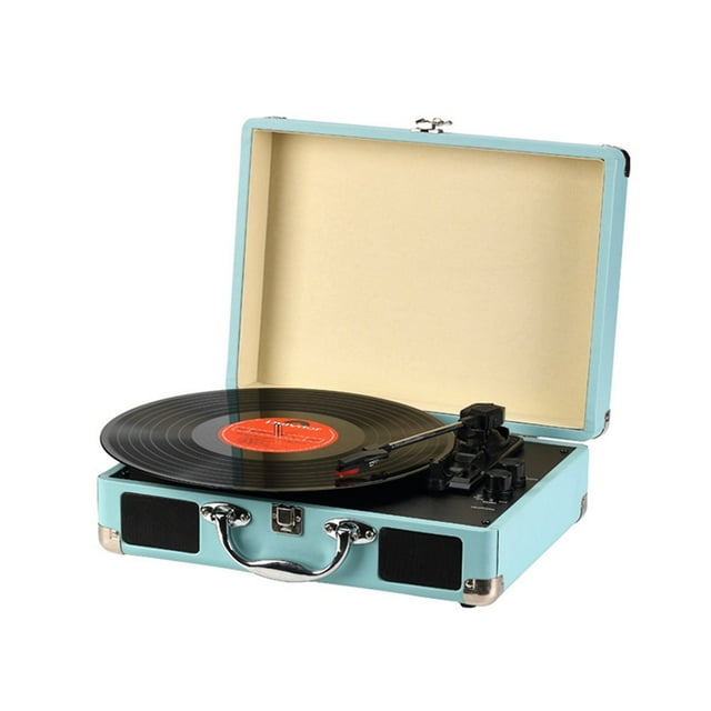 Tourne-disque Vintage Rétro Tourne-Disque Portable Portable Multifonction Gramophone Jukebox, Facile à Installer