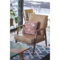 thumbnail image 5 of Amrita Sen Butterflies and Bowls 16" Suede Zippered Pillow in Muted Orange, 5 of 5