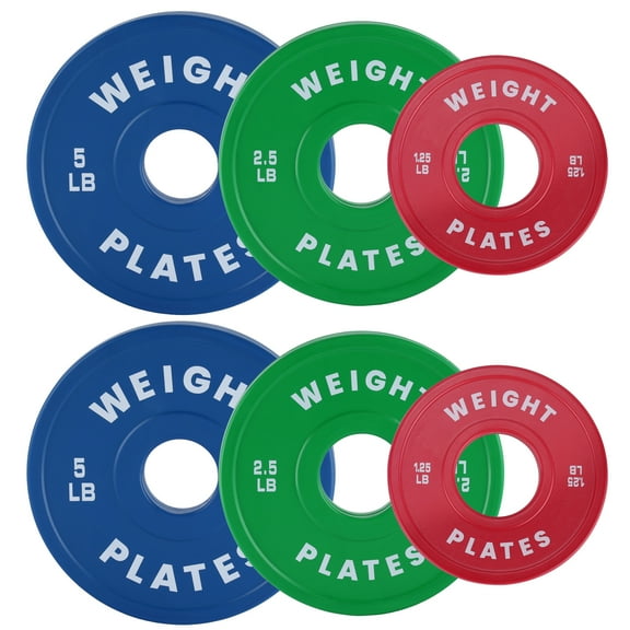 2 in Change Plates 17.5 LB 37.5 LB Set (1.25LB 2.5LB 5LB 10LB) Fractional Weight Plates Set ,Bumper plates for Gym Home,Rubber Coating & Steel