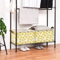 thumbnail image 3 of Yayeee Foldable Storage Basket for Shelves Waterproof Cloth Bins with Handles, Yellow Rubber Ducks, 3 of 7