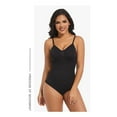 thumbnail image 3 of WCJM Black Slims Shapewear Bodysuit Thong Or Brief: Sculpting Shaper Tank Top Shapewear Bodysuit: Snatched Waist Body Suit, 3 of 5