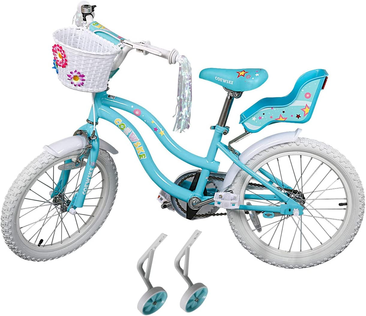 Coewske 14 inch Kids Bicycle Princess Style Children Boys Girls Bike