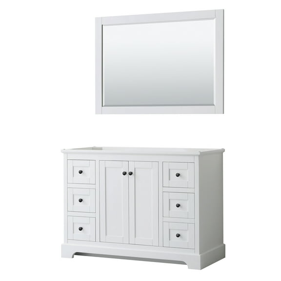 Wyndham Collection Wcv232348scxsxxm46 Avery 48" Single Free Standing Vanity Cabinet -