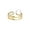 14K Yellow Gold, variant on ARAIYA FINE JEWELRY 14K White Gold Round-Shape Lab Grown Diamond Fashion Open Band Ring (1/4 Cttw, D-F Color, VS1 Clarity) Size 5.5