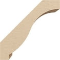 thumbnail image 3 of Ekena Millwork 3"W x 6"D x 6"H Baker Rough Cedar Woodgrain TimberThane Knee Brace, Primed, 3 of 6